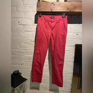 Chaps salmon/red chino pants